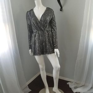 New TopShop Faux Wrap Romper